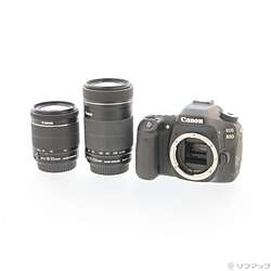 中古】EOS Kiss X9 ブラック ダブルズームキット [2133076544913