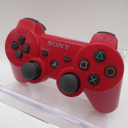 ワイヤレスコントローラー DUALSHOCK3 ディープレッド CECH-ZC2JDR 【PS3】