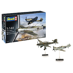 1/144 メッサーシュミット Bf109E & ユンカース Ju87B スツーカ