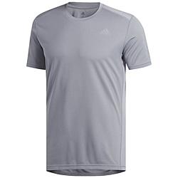 メンズ ランニングシャツ RESPONSE Tシャツ(Lサイズ/グレー×リフレクティブシルバー)FWB26 DX1320    ［メンズ］