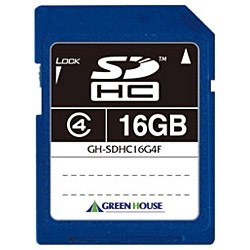 GH-SDHC16G4F  16GBEEClass4EΉ�SDHCEJE[Eh