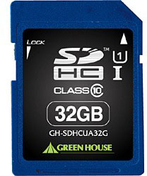 GHSDHCUA32GiSDHCJ[h/32GB/Class10/ő]x40MB/bj ySDJ[hz