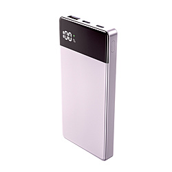 GREEN HOUSE(�O���[���n�E�X) ���ő̃��o�C���[�d�� 10000mAh  �p�[�v�� GH-SSMBPA100-PU �mUSB Power Delivery�Ή� /3�|�[�g�n