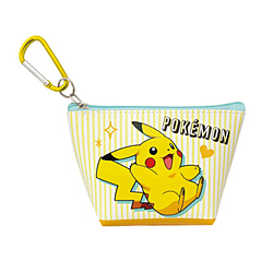 ポケットモンスター　船型ミニポーチ（カラビナ付き）　ピカチュウ
