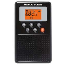 ɺҥ饸ɺƱ̵NEXTEC NXW109RDBKE NX-W109RDBKE ֥å [FM /磻FMб]