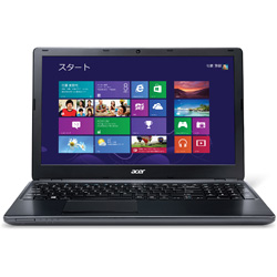 中古】Aspire E1 E1-572-A54D クラリネットブラック 〔Windows 10 