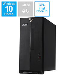 Acer(エイサー) TC-1660-A56Z/166S デスクトップパソコン Aspire TC ブラック ［モニター無し /intel Core i5 /メモリ：16GB /SSD：1TB /2021年8月モデル］ 【sof001】