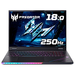 Acer(�G�C�T�[) PH18-I71-A93Z58/E Predator Helios/18/CU9-290HX/RTX5080/32/1T/w11 �m18.0�^ /Windows11 Home /intel Core Ultra 9 /�������F32GB