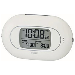 SEIKO �ڊo�܂����v �yVib Egg�z �� SQ326W �m�f�W�^�� /�d�g������M�@�\�L�n