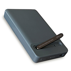 �I�Y�} ���C�����X���ő̃��o�C���o�b�e���[ 5000mAh PD20W �X�^���h�t �_�[�N�O���[  �_�[�N�O���[ SSLC2W50-CCDG �mUSB Power Delivery�Ή� /2�|�[�g�n