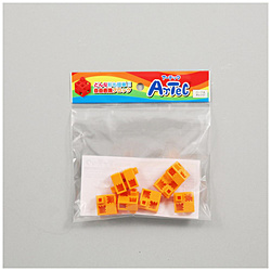 ハーフA オレンジ（8ピース）【アーテックブロック】
