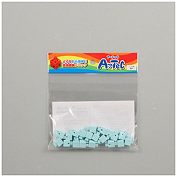 ミニ四角 薄水（20ピース）【アーテックブロック】