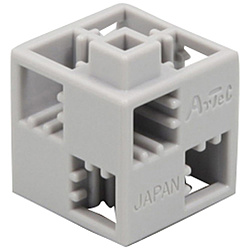 基本四角 薄グレー（100ピース）【アーテックブロック】