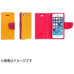 iPhone SE（第1世代）4インチ / 5s / 5用　Mercury ダイアリーケース　イエロー　ポケット・ストラップホール付