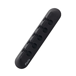 PIXIO �P�[�u���z���_�[ [W116��D24��H17mm /�Ή��P�[�u���a �Ӂ`6mm��5] �V���R���P�[�u���z���_�[  �u���b�N PXSCHBK-O