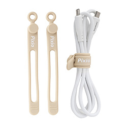 PIXIO �P�[�u���o���h [W12��D120��H9mm /3�{] �V���R���P�[�u���^�C  �x�[�W�� PXSCT3BE-O