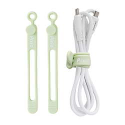 PIXIO �P�[�u���o���h [W12��D120��H9mm /3�{] �V���R���P�[�u���^�C Pixio �~���g�O���[�� PXSCT3MT-O