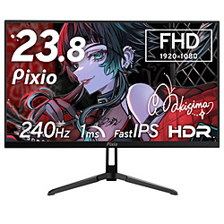 PIXIO PX249WAVE-O �Q�[�~���O���j�^�[ PX249 Wave �u���b�N �m23.8�^ /�t��HD(1920×1080) /���C�h /240Hz�n