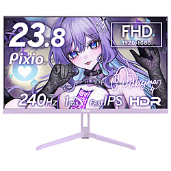 PIXIO PX249WAVEPP-O �Q�[�~���O���j�^�[ PX249 Wave �p�X�e���p�[�v�� �m23.8�^ /�t��HD(1920×1080) /���C�h /240Hz�n