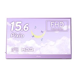PIXIO USB-C�ڑ� ���o�C�����j�^�[ PX160 Wave �p�X�e���p�[�v�� PX160WAVEPP-O �m15.6�^ /�t��HD(1920×1080) /���C�h /60Hz�n