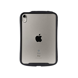 iPad mini（第6世代）用 iFace Reflection ポリカーボネートクリアケース  ブラック 41-949597