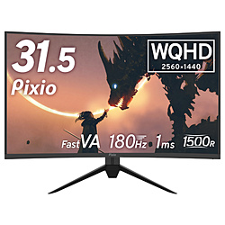 PIXIO PXC328-O Q[~Oj^[ PXC328 ubN m31.5^ /WQHD(2560×1440j /Ch /Ȗʌ^n