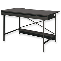 �A�X�J �Q�[�~���O�f�X�N [W1200��D600��H720mm] Asmix �u���b�N GDK-1BK �m���~�Ȃ� /�d���\�P�b�g�Ȃ� /���[����n