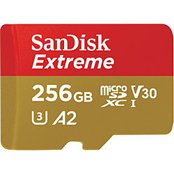 microSDXCカード Extreme（エクストリーム） SDSQXA0-256G-JN3MD [256GB /Class10]