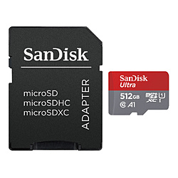 SanDisk ウルトラ プレミアムエディション  microSDXC UHS-I カード 512GB SDSQUAR-512G-JN3MA SDSQUAR-512G-JN3MA