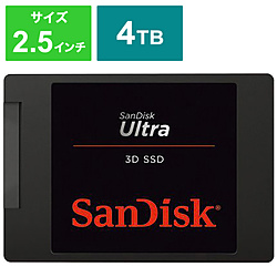 内蔵SSD SATA接続 Ultra 3D  SDSSDH3-4T00-J25 ［4TB /2.5インチ］