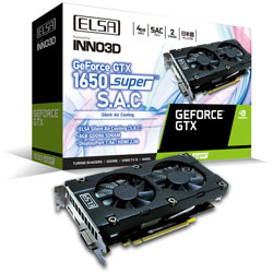 グラフィックボード GeForce GTX 1650 Super SAC  GD1650-4GERSS ［4GB /GeForce GTXシリーズ］