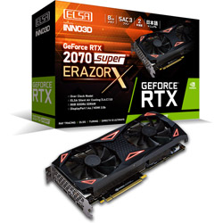 グラフィックボード GeForce RTX 2070 Super ERAZOR X  GD2070-8GERSESX ［GeForce RTXシリーズ /8GB］