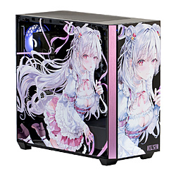 ELGD7N-EC070598R ゲーミングデスクトップパソコン ELSA GALUDA-D Hiyori Edition produced by momoco (Black) ハイエンド(RTX 4070 Ti) ブラック