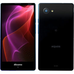 中古】AQUOS Compact 16GB ブルーブラック SH-02H docomo 