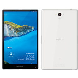 中古】AQUOS PAD 32GB ホワイト SH-06F docomo [2133031625763