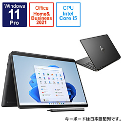 hp(エイチピー) ノートパソコン Spectre x360 アッシュブラック 6F8L0PA-AAAB ［13.5型 /Windows11 Pro /intel Core i5 /メモリ：16GB /SSD：512GB /Office HomeandBusiness /日本語版キーボード /2022年10月モデル］