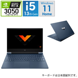 hp(Ｈ Ｐ)806Z8PA-AAAH gemingunotopasokon Victus G1型号(RTX3050)表现蓝色[15.6型/Windows11 Home/intel Core i5/存储器:16GB/SSD:512GB/没有/日本語版键盘/2023冬季款]