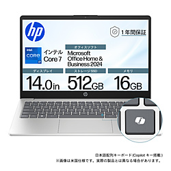 hp(GC`s[) HP14/14/C7-150U/16/512/o2024/w11 HP14 i`Vo[ BJ0M0PA-AAAB m14.0^ /Windows11 Home /intel Core 7 /F16GB /SSDF512GB