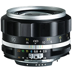 VOIGTLANDER カメラレンズ APO-SKOPAR 90mm F2.8 SLIIS  シルバーリム  ［ニコンF /単焦点レンズ］
