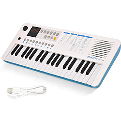 電子キーボード  ホワイト／ブルー OTK-37M/WHBL ［37ミニ鍵盤］
