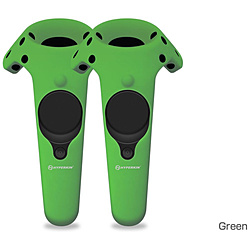 y݌Ɍz Hyperkin Gelshell Wand Silicone Skin for HTC VIVE (2pcs/pack)-green@M07201-GN