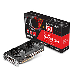 グラフィックボード RADEON RX 6700 GAMING OC 10GB GDDR6 HDMI / TRIPLE DP  SAP-RX6700OC10GB/11321-03-20G ［Radeon RXシリーズ /10GB］