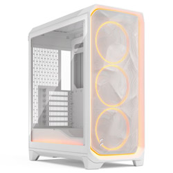 PCP[X [ATX /Micro ATX /Extended ATX /Mini-ITX] Meshify 3 Ambience Pro RGB White TG Clear Tint zCg FD-C-MES3A-05