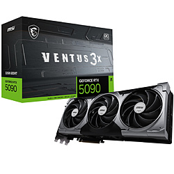 MSI GeForce RTX 5090 32G VENTUS 3X OC   GeForceRTX509032GVENTUS3XOC/NV ［GeForce RTXシリーズ］