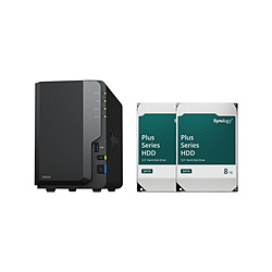 NAS [16TB /2xC] DiskStation DS223 +HAT3320-8TB 2 DS223+HAT3320-8TB2