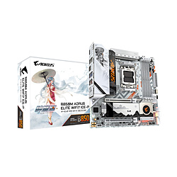 GIGABYTE(�M�K�o�C�g) �}�U�[�{�[�h(Socket AM5) B850M AORUS ELITE WIFI7 ICE-P �u�_��z�v(���݂����E���) ���f�� B850M A ELITE WF7 ICE-P �mMicroATX�n