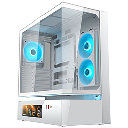 COUGAR CGR-2DA4W-V (CFV235 Vision White)顼ۥ磻/9.16 IPS TFT LCDѥͥ¦ĥѥͥ/ԥ顼쥹ߥɥ륿 CFV235 ۥ磻 CGR-2DA4W-V