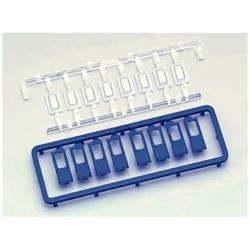 【Nゲージ】0894 交換ドアセット（旧客用Ｈゴム窓大・青・右開き4個・左開き4個）