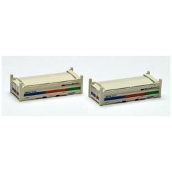 【Nゲージ】3147 私有 UM12A-5000形コンテナ（クリーム・2個入）