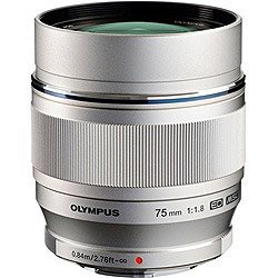 カメラレンズ ED 75mm F1.8 M.ZUIKO DIGITAL（ズイコーデジタル） シルバー [マイクロフォーサーズ /単焦点レンズ] M.ZUIKO DIGITAL（ズイコーデジタル） シルバー  ［マイクロフォーサーズ /単焦点レンズ］